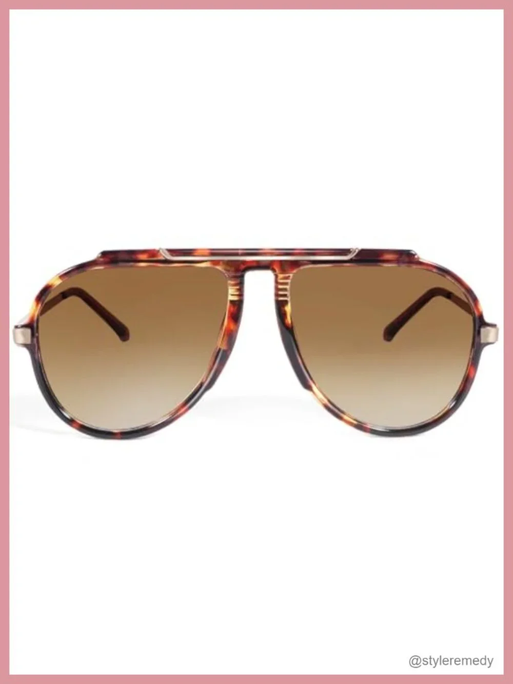Oversized Aviator Sunglasses Women Men Retro Vintage Metal Frame UV Protection